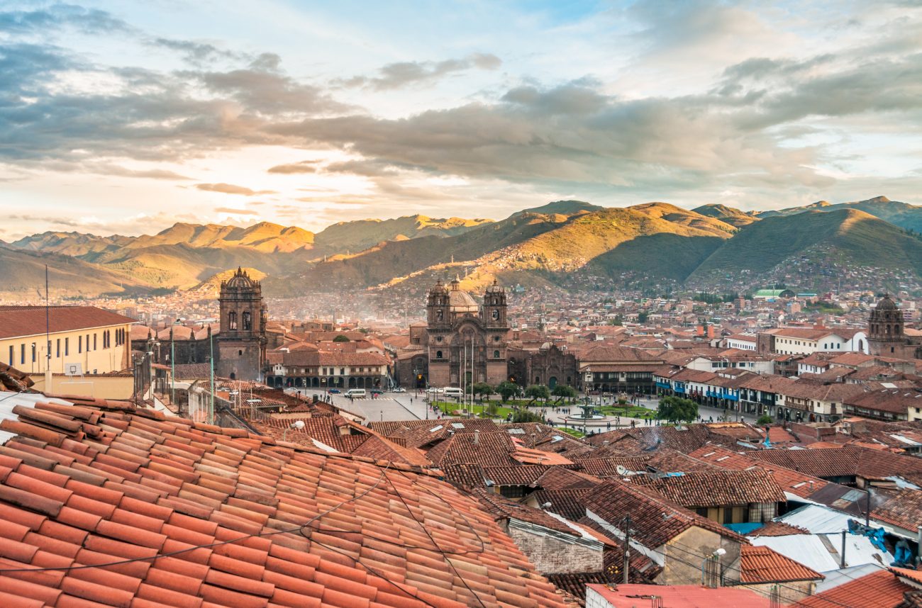 View Of Cusco In Peru