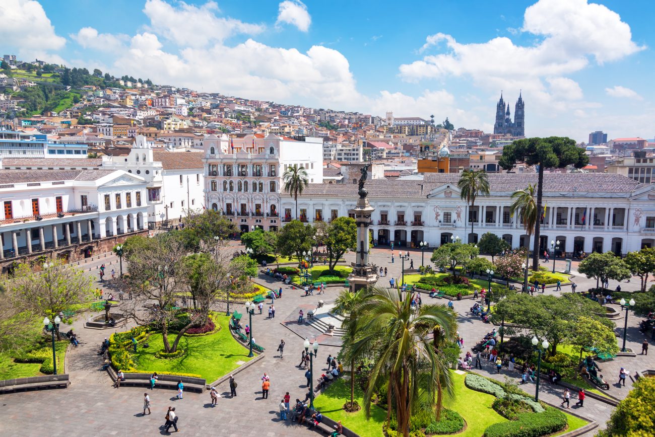 Plaza Grande in Ecuador