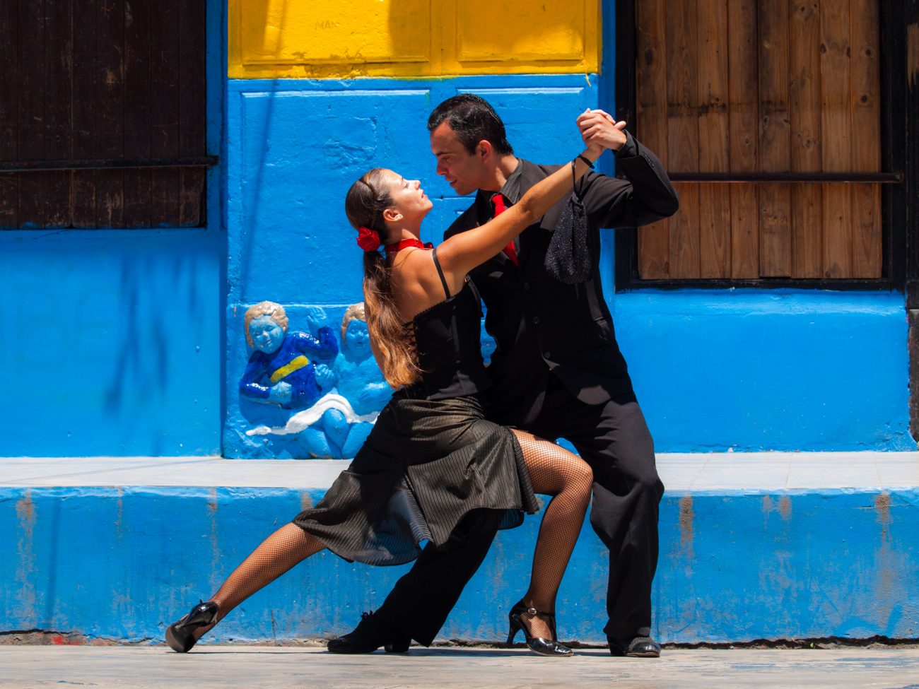 Street performers in Buenos Aires, Argentina