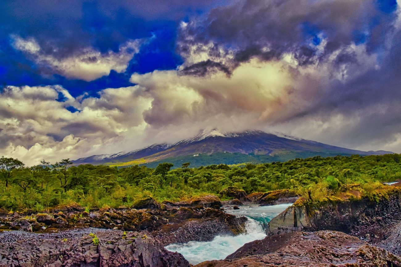 Saltos del Petrohue Waterfalls and Osorno Volcano - Los Lagos Region, Chile-unsplash (2)
