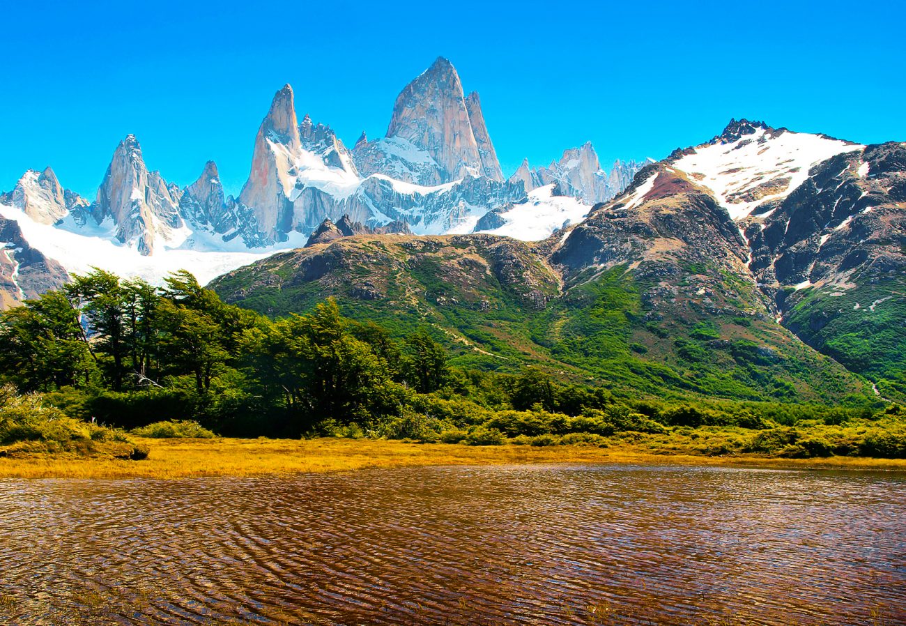 Scenic landscape in Patagonia, South America
