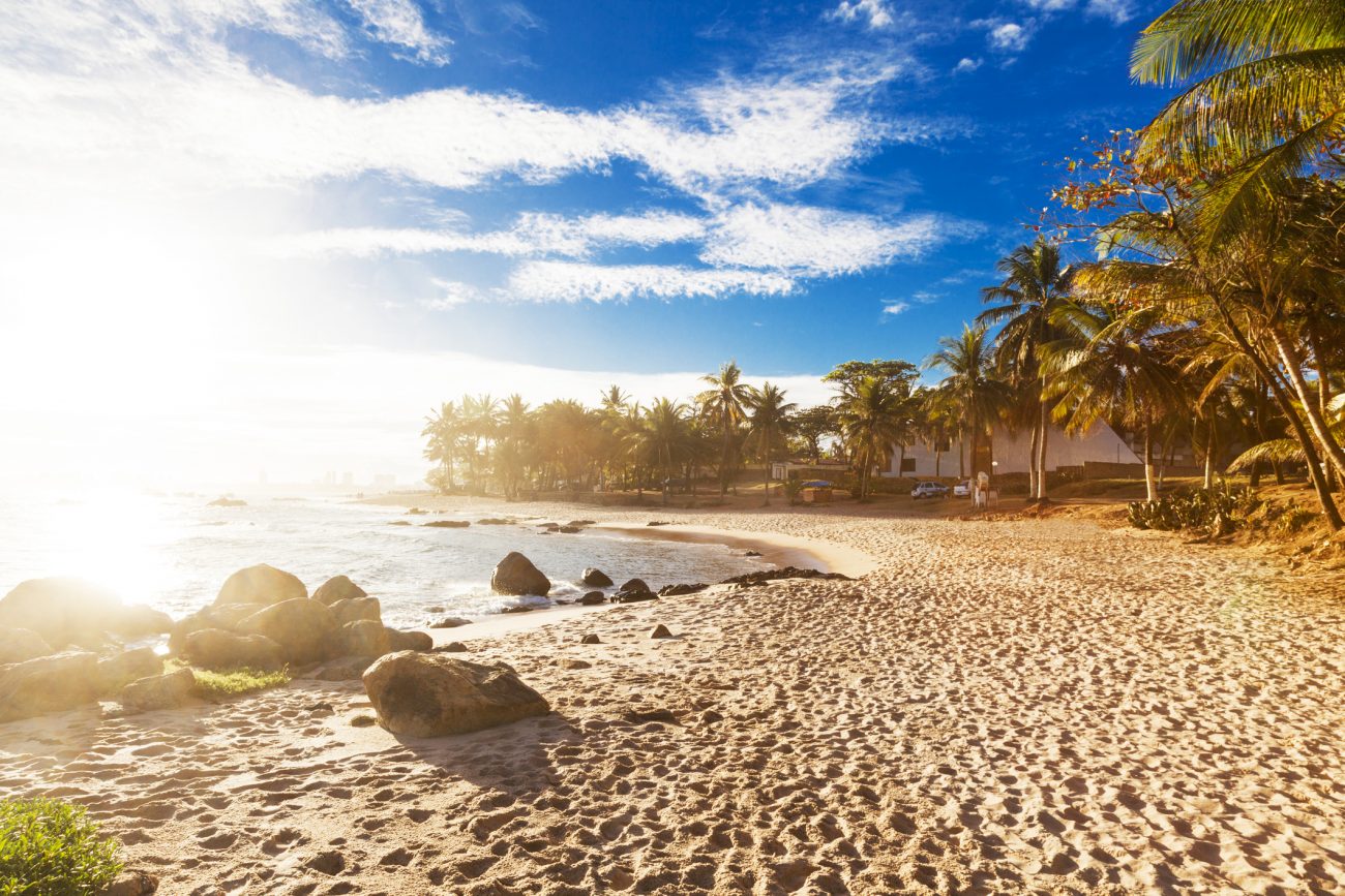 Famous Itapua Beach in Salvador, Bahia