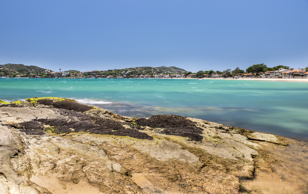 Canto Beach from the rocks Buzios