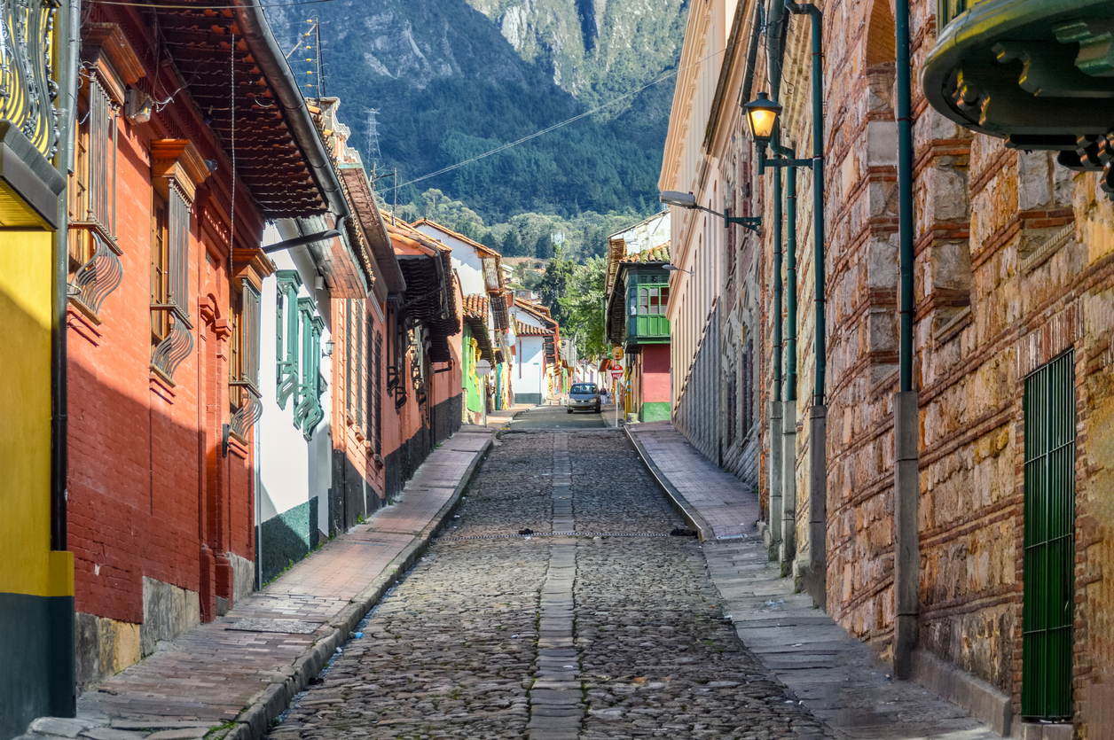 La Candelaria district in Bogota, Colombia