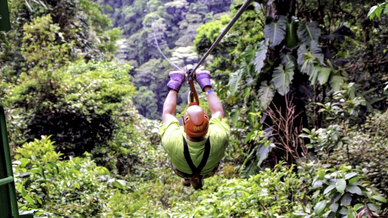 Sky Trek Zipline (Volcán Arenal), Alajuela Province / Costa Rica - August 24, 2017